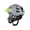 Шлем c-maniac grey-lime matt – вид сзади